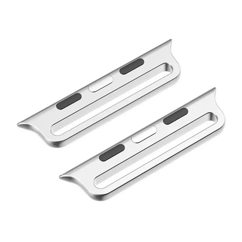 

Metal Watch Band Connector for Apple Watch - Medium Grain 22/24/26mm 22mm for 42mm серебряный