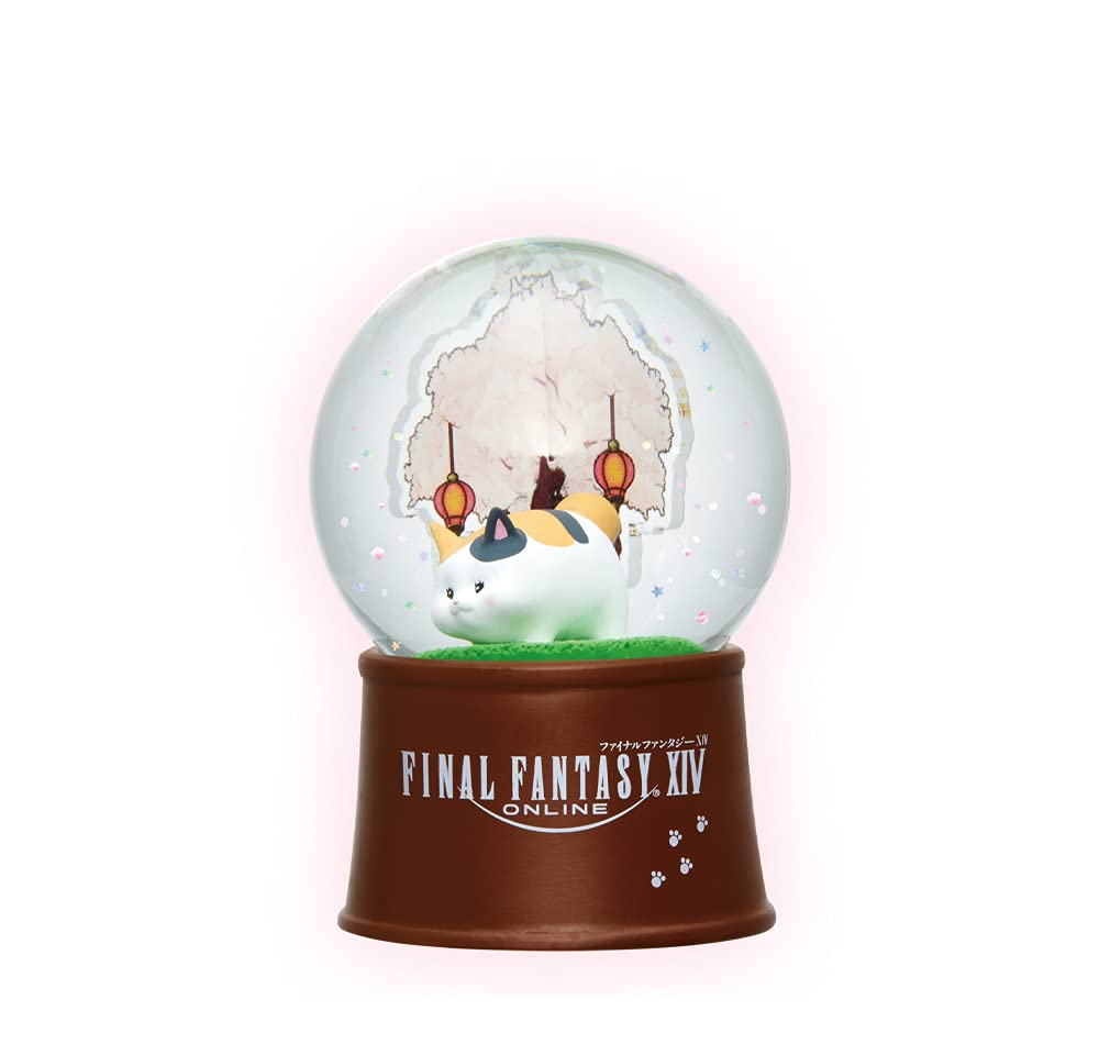Final Fantasy XIV Glitter Dome Figure: Fat Cat