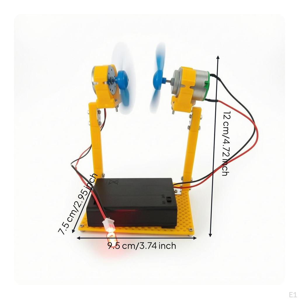 Wind Power Device Model with Educational Generation Kit DIY Propeller for