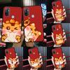 Funny Cartoon Tiger Case For Oppo A58 A78 A98 A15 A16 A17 A52 A72 A76 A96 A54 A74 A94 A57 A77 A54S A57S Cover