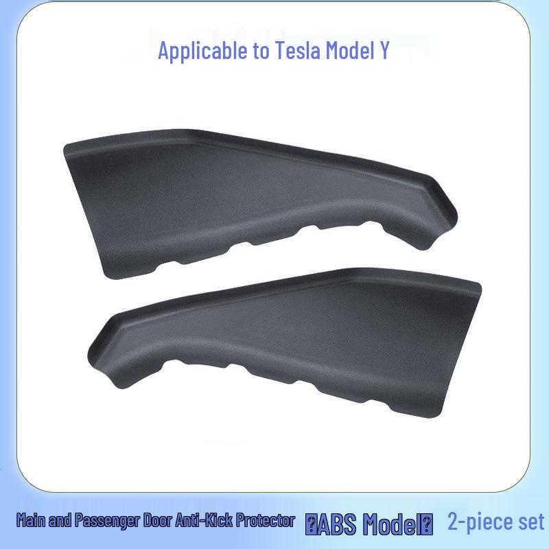 

Tesla Model Y Anti-Kick Rear Console Protector - Flannel Surface