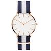 Micro-Business Watch Seamless Printing Label Fashionable Versatile Nylon Woven Belt Casual Two-Pin Couple Watch