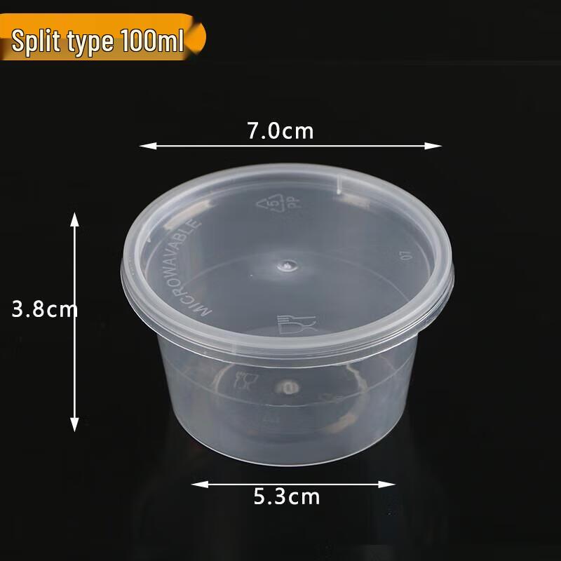 Disposable 100ml Condiment Containers