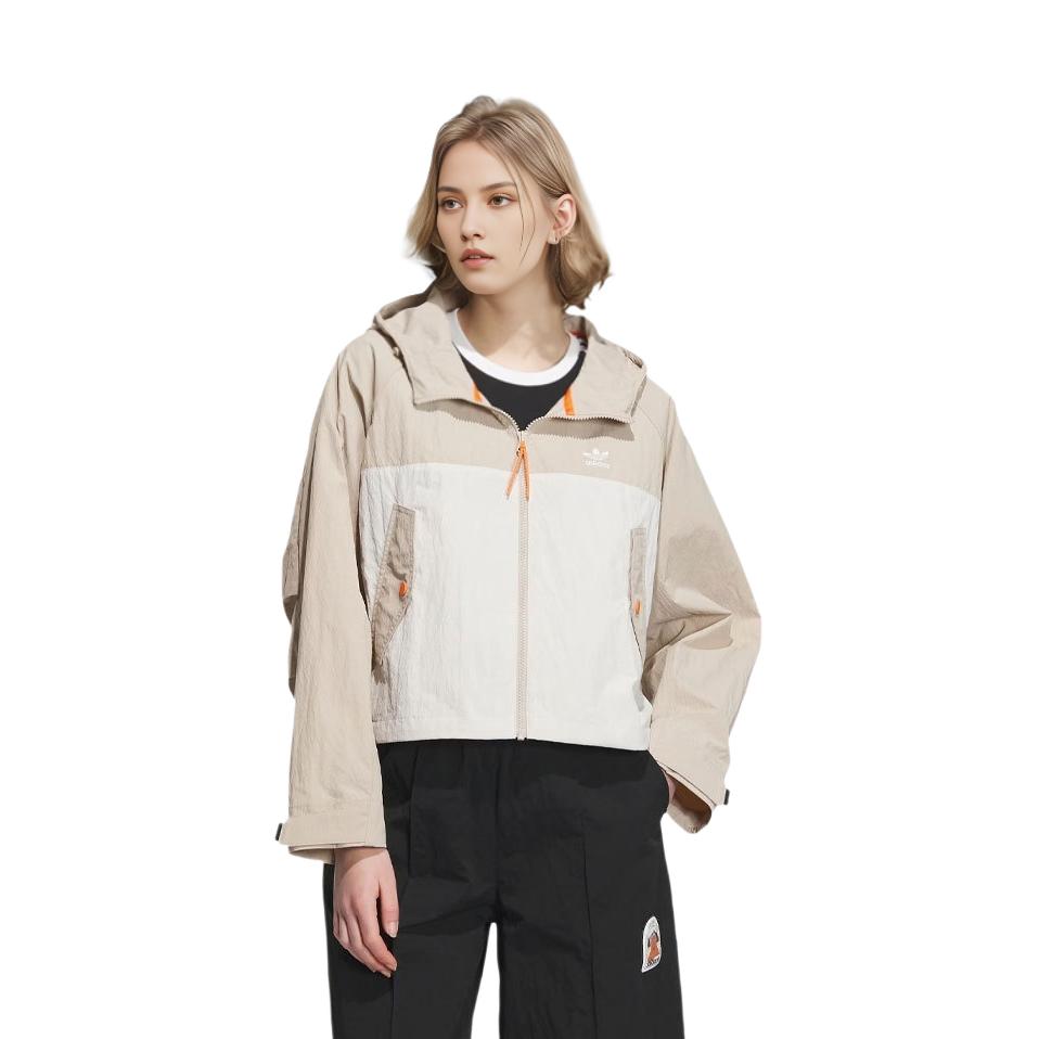 adidas Originals Adventure Jacket With Contrasting Panels Women Jackets Light-Khaki IU4817