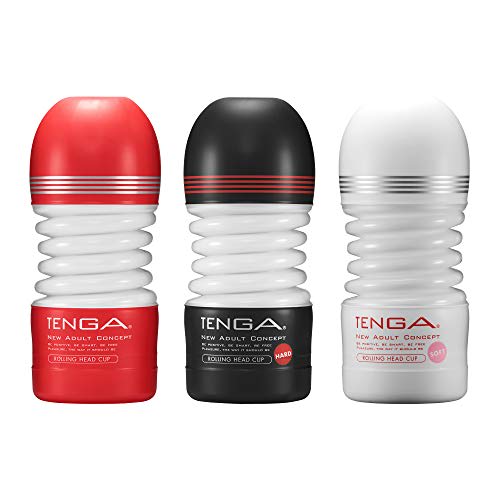 TENGA Rolling Head Cup Complete Set 3 Types Standard Soft Hard