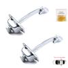 EDP1333-1 2 Pieces Rear Door Hinge Stop Check Strap Limiter for Citroen C1 Peugeot 107 Toyota Aygo 2005-2014 5-Door HB 9181J6