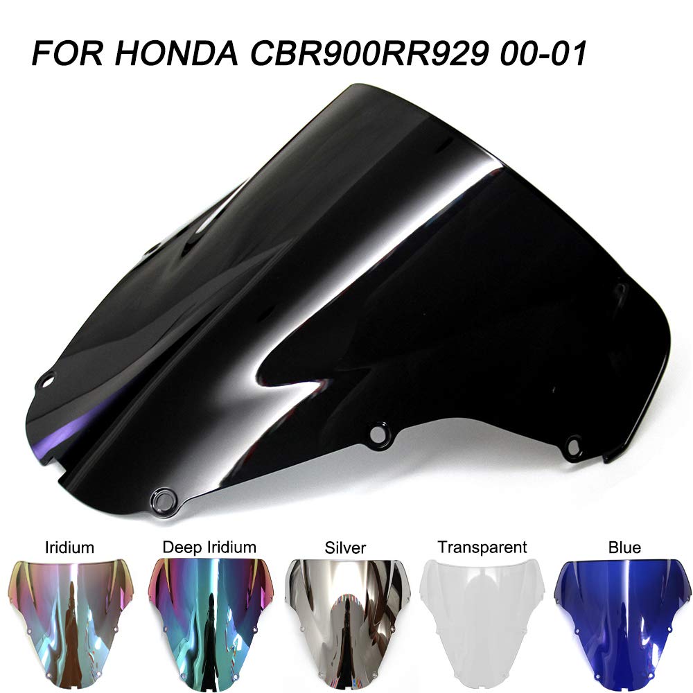YUANYE Parabrezza per CBR900RR CBR929 00-01 (Iridio Profondo)