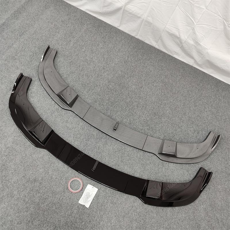 For BMW M-Sport E60 E61 523i 525i 528i 530i 535i 540i 550i 2005-2010 Car Front Bumper Lip Diffuser Splitter Bodykit Tuning Black