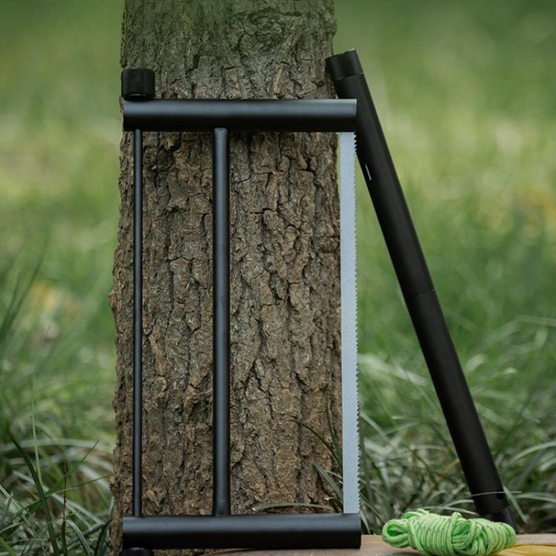 Outdoor Multifunctional Hand Saw  Portable Camping Barbecue Tool  Quick Folding Saw Blade  Field Wood Hand Saw