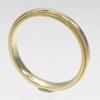 TIFFANY&Co. Gathered Milgrain Ring 0.1" Band K18 Yellow Gold #8.2(US Size) 4.18g Mens Used