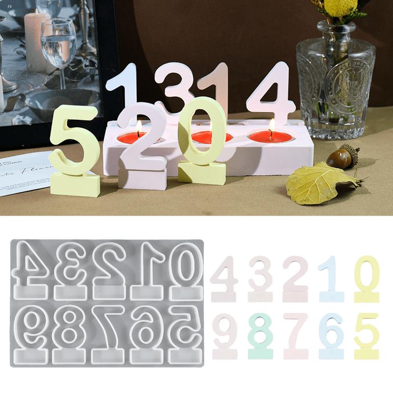 Digitální dekorativní ornament, držák na svíčky, sádrová forma, silikonová forma pro kutily