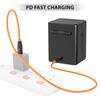 Dual USB C Camera Battery Charger for NP FZ100 PD Fast Charging LCD Display Compatible with Sony A9 II A7R V A7R IV A7S III A6600
