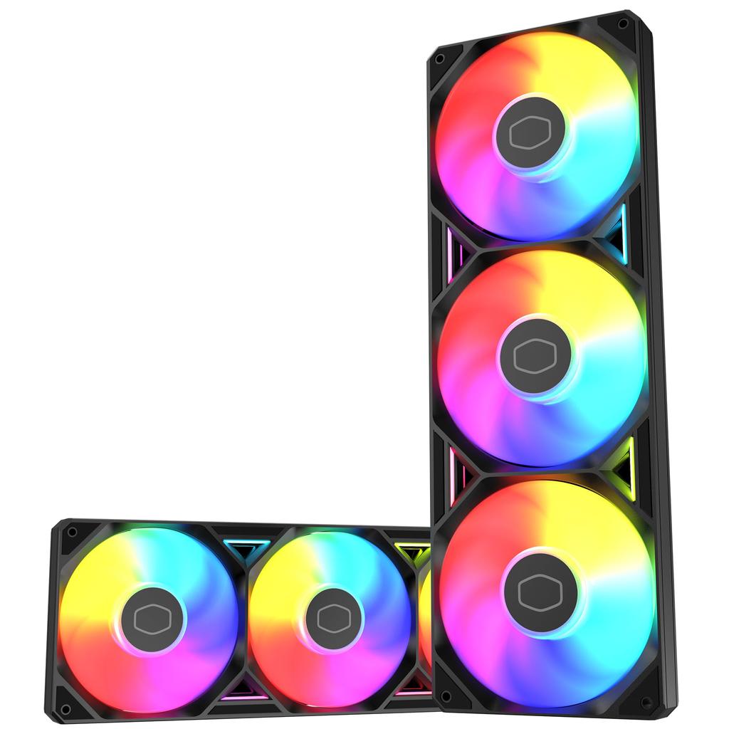 Cooler Master SickleFlow Edge 360 ARGB PC Case Fan 360mm Integrated Frame Black FN2502 MFX-B2DN-25TP2-R1