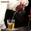 270ml Yixing Purple Clay Teapot Authentic Handmade Dragon Blood Sand Pot Beauty Tea Infuser Kettle Chinese Raw Ore Zisha Tea Set