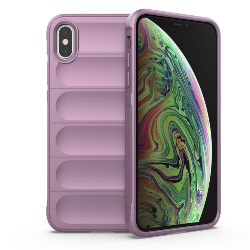 Hülle für iPhone X XR XS Max Rückseite Hülle Stoßfeste Rüstung Handyhüllen Flüssigsilikon Anti-Fall Funda Coque
