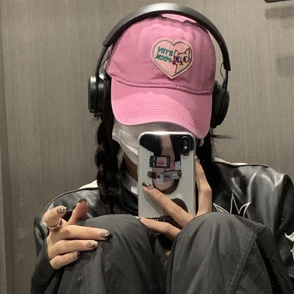 

Sun Protection Baseball Cap Face Smaller Sun Hat INS Style Peaked Hat Sports Outdoor