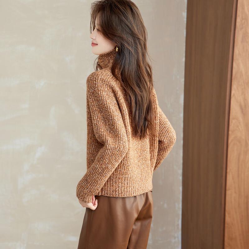 Srcr Women's 100% Wool Thick Knit Cardigan