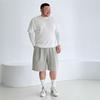 Bimono [Big Size 28-50] Tight-Fitting Sturdy Solid Bermuda Pants (Type B)