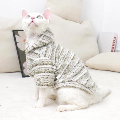 Devon Rex Herbst Winter Fleece Katzenkleidung - Bequem und Warm für Nacktkatzen