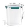 Refrigerator Cold Water Kettle with Faucet Large Capacity Jug Fridge Cold Water Container for Home Kitchen