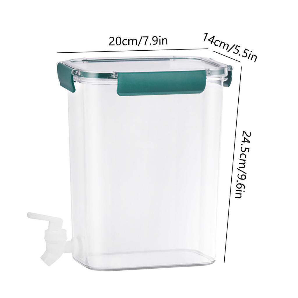 Refrigerator Cold Water Kettle with Faucet Large Capacity Jug Fridge Cold Water Container for Home Kitchen