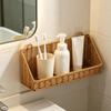 Étagère de rangement avec crochets Panier mural Grand design ventilé Panier compact pour cuisine salle de bain