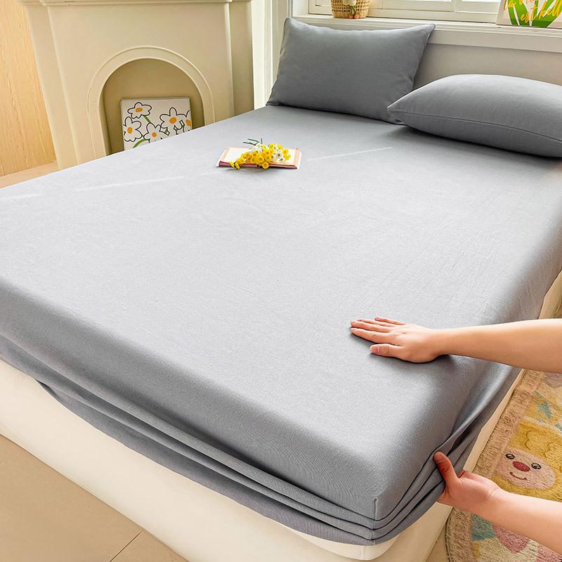 Baumwoll-Bettlaken mit Gummizug Niedliche bedruckte Matratzenauflage für Kinder Cartoon Reine Baumwolle Bettwäsche (ohne Kissenbezug)