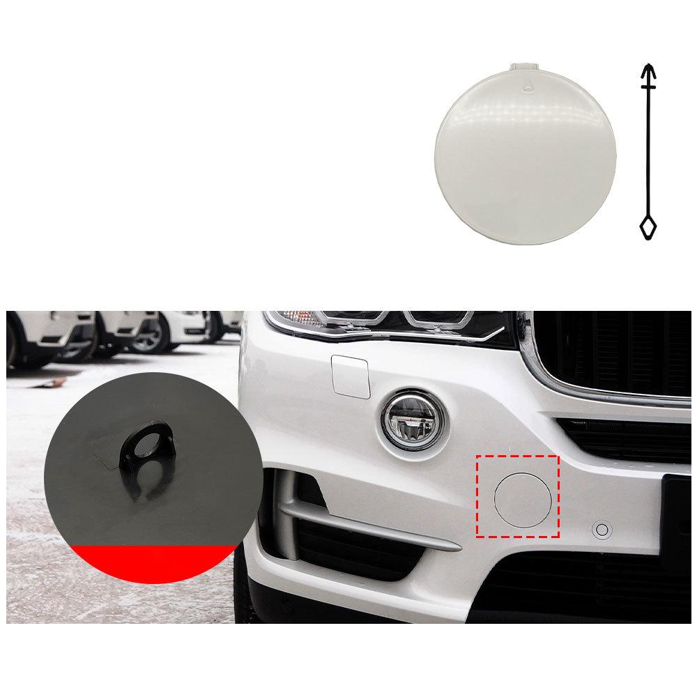 51117378591 For BMW X5 Front Bumper Towing Hook Hole Cover F15 Front Bumper Trailer Cover 2013-2018