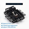 1 to 8 3Pin Fan Hub Pwm Sata Molex Splitter PC Mining Cable 12V Power Suppply Cooler Cooling Speed Controller 4PIN Adapter