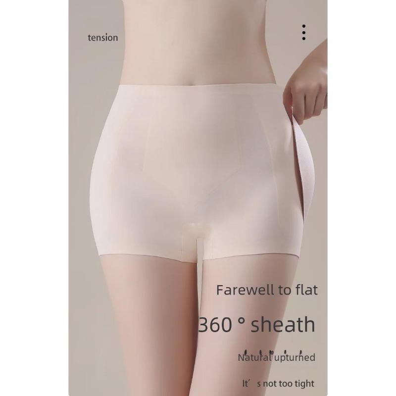 Kadınlar için Dikişsiz Kalça Kaldırıcı ve Şekillendirici Ağlı Kasık Pedli Pantolon
