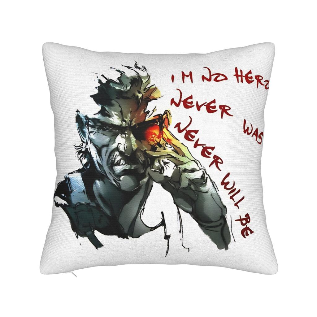 Kopie Von Mgs 2 Metal Gear Solid Raiden Negative Pillow Cover Funny Pillow Case For Living Room Bed Chair Comfy Pillowcases Gift