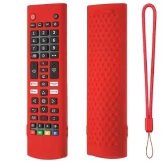 

Silicone Case Protective Cover Fit for LG AKB75375604 AKB75095302 AKB73715601 for LG AKB Series Smart TV Remote Control Cover червоний