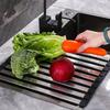 304 Stainless Steel Dish Drain Rack Multi Functional Drain Rack High Temperature Resistant Sink Organizer Kitchens Accessories