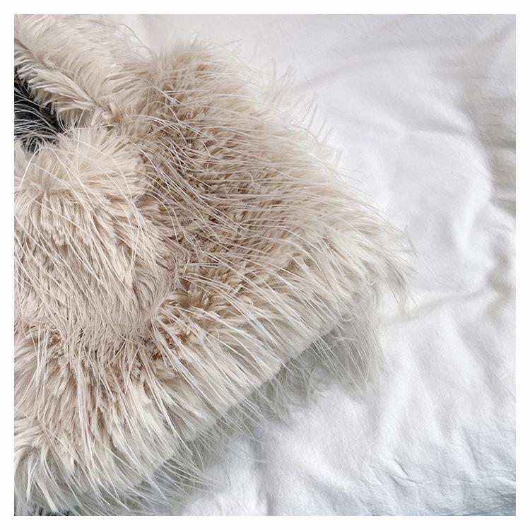 New Autumn and Winter Fashion Armpit Large-capacity Shoulder Bag, Foreign Style Hair Bag, Commuter Handbag, Plush Women's Bag