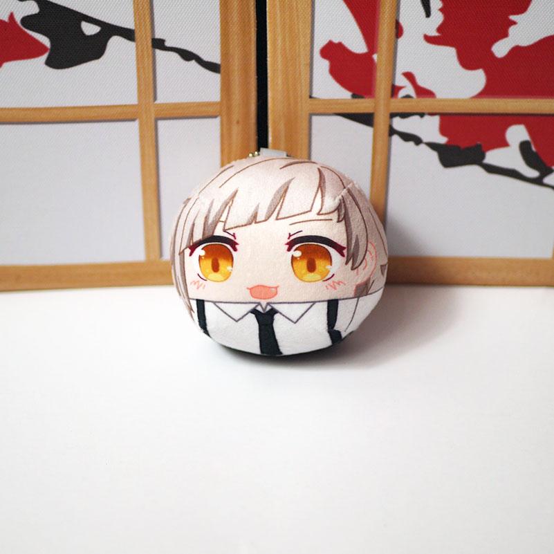 8cm Anime Dazai Osamu Nakajima Atsushi Kunikida Doppo Edogawa Rampo Pluche Pop Spel Cosplay Hanger Speelgoed Knuffel Sleutelhanger Cadeau 8cm