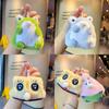 Cute Green Frog Plush Keychain Fun Squeaky Bubble Frog Bag And Car Accessory