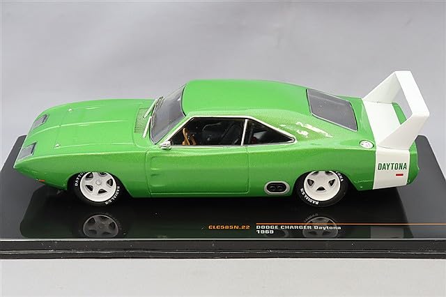IXO MODELS Scale Dodge Challenger Daytona 1969 Metallic Green Complete Diecast Model Car CLC585N 1/43