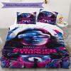 Stranger Things Upside Down Threepiece Set Without Core 1 Duvet Cover 2 Pillowcase Without Core Duvet Cover And Pillowcase