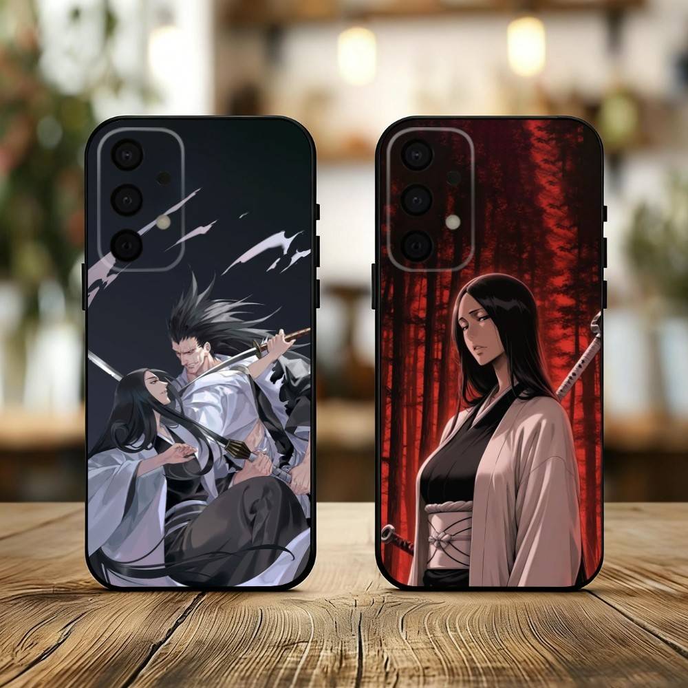 R-Retsu Unohana B-Bleachs Phone Case For Samsung Galaxy A73,A72,A71,A70,A53,A52,A51,Soft Silicone Black Cover