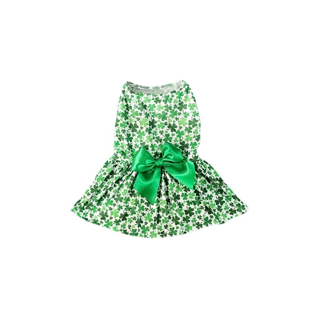Festive St. Patrick's Day Dog Dress - Adorable Pet Outfit For Small & Medium Breeds