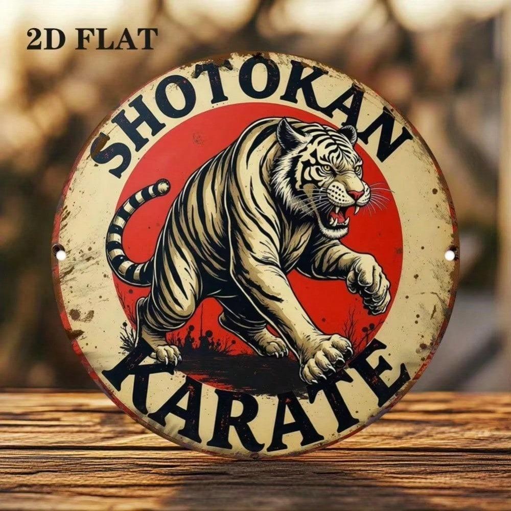 Vintage Martial Arts Canvas Wall Art Home Decor Belt Logo Print