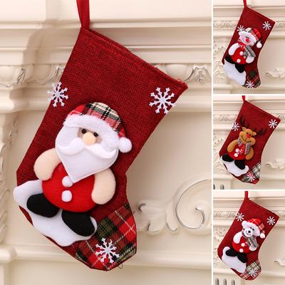Calza di Natale Sacchetto Regalo di Natale Sacchetto di Caramelle Decorazioni Natalizie per la Casa Natale Navidad Calza Decorazioni Albero di Natale