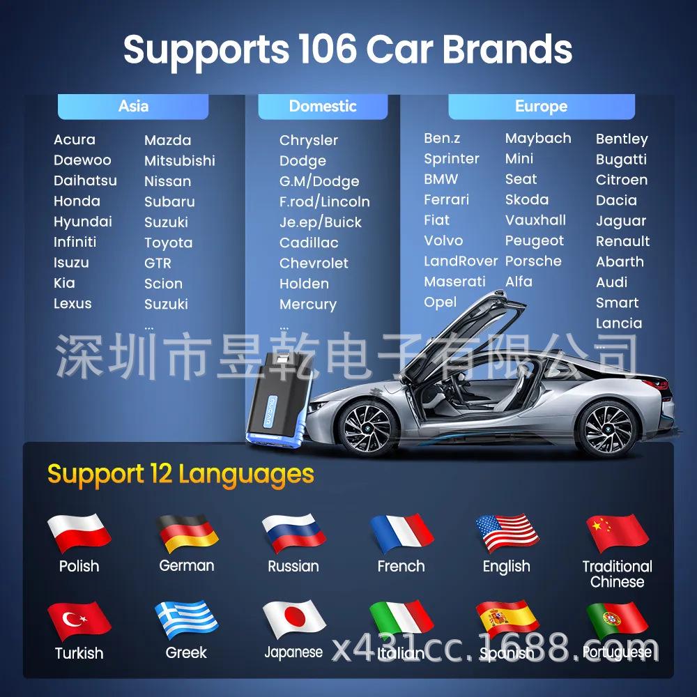 MUCAR Driverscan 2025 Full System OBD2 Scanner
