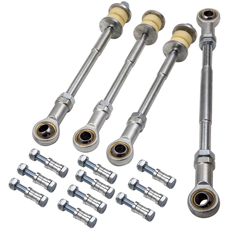 

4x Front +Rear HD Sway Bar Extension Kit for Nissan Patrol GU Y61 2-8 inch Lift