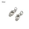 50pcs Silver Plated Alloy Lobster Clasp Hooks and Jump Ring for Necklace Bracelet Chain Connectors DIY Jewelry Findings Supplies