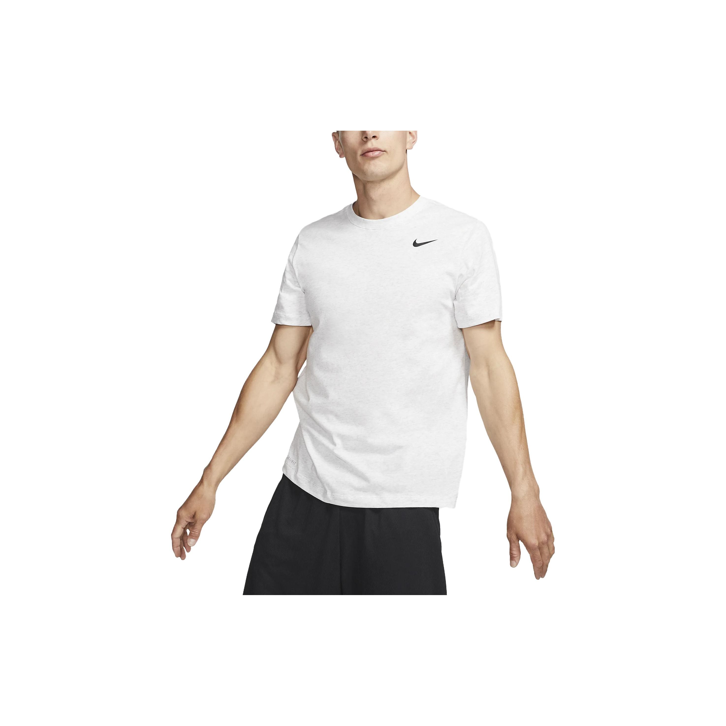 

Nike Удобная футболка с круглым вырезом и коротким рукавом с принтом логотипа Dri-FIT, мужские топы, белая AR6029-051 XXL