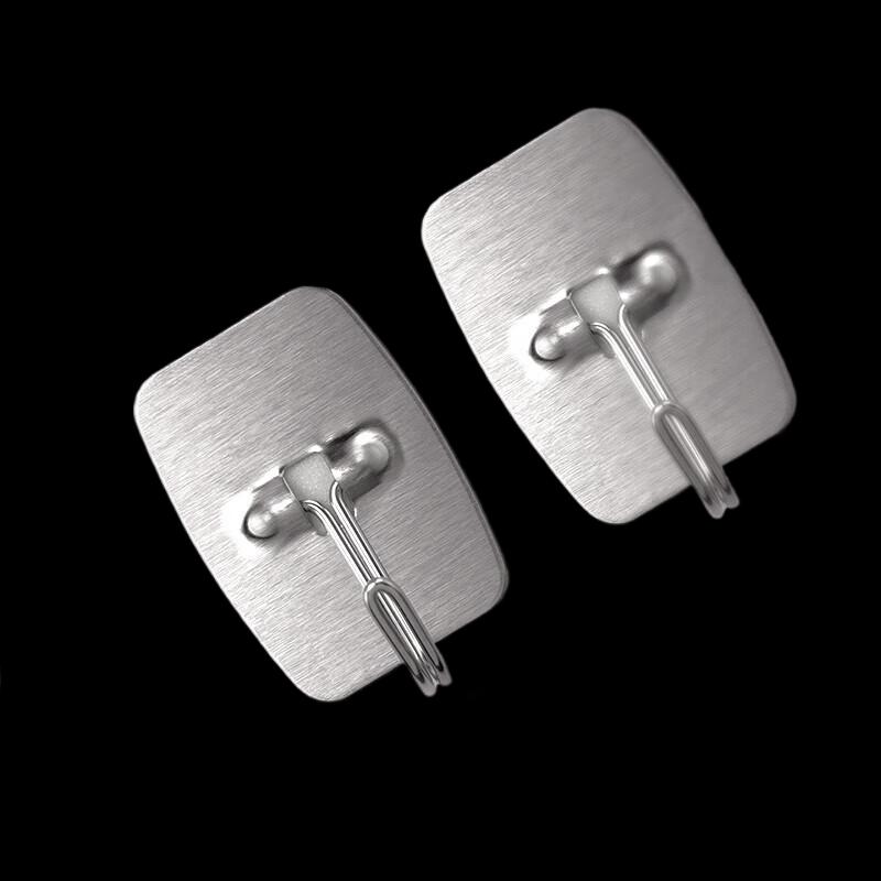 

Chahua Stainless Steel Adhesive Wall Hooks (10-Pack)