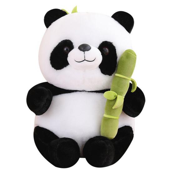Cute Panda Plush Doll Soft Stuffed Animal Mascot Hugging Pillow Cartoon Panda