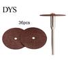 Cutting Discs Kit 36/37Pcs Wear-proof High Efficiency Hand Resin Tools Cut Off Wheels Rotary for Metal Polishing