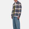Stussy Brushed Wool Plaid Zip Shirt 1110307